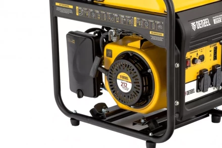 Генератор инверторный GT-2500iF, 2.5 кВт, 230 В, бак 5 л, открытый корпус, ручной старт Denzel 94704 купить в Нягани