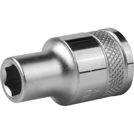 Торцовая головка KRAFTOOL &quot;INDUSTRIE QUALITAT&quot;, Cr-V, FLANK, хромосатинированная, 1/2&quot;, 8 мм 27805-08_z01 купить в Нягани