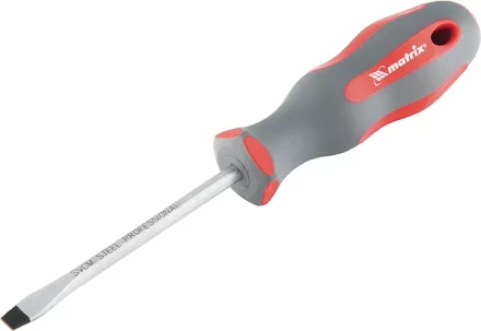 Отвертка Profi SL5,5 х 125 мм SVСM двухкомп. рукоятка MATRIX 11966 купить в Нягани