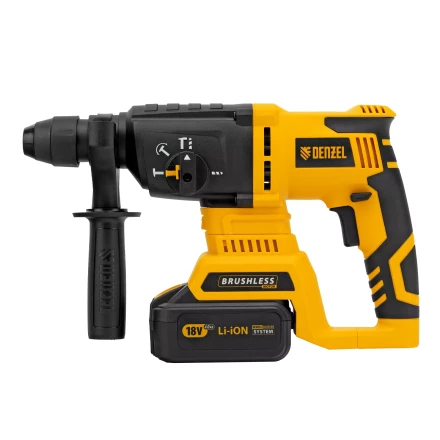 Перфоратор аккумуляторный BLRH-IB-26 Li-Ion, 18 В Denzel 26701 купить в Нягани