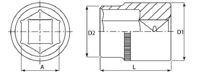 Головка торцевая 3/8"DR 20 мм S04H3120 Jonnesway 48021 купить в Нягани