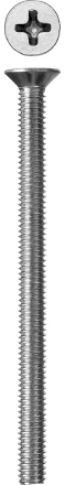 Винт ЗУБР &quot;МАСТЕР&quot; DIN 965, класс прочности 4.8, оцинкованный, M4x60мм, 5кг 303110-04-060 купить в Нягани