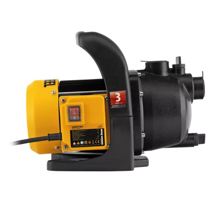 Садовый поверхностный насос Denzel GPL600, 600 Вт, 3000 л/ч, подъем 35 м, пластик 97301 купить в Нягани