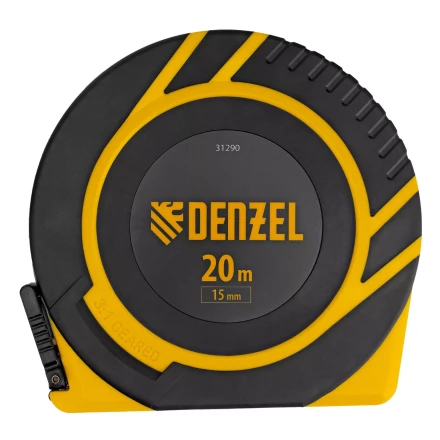 Рулетка геодезическая Denzel 20 м х 15 мм, закрытый корпус, фиберглассовая лента, 31290 купить в Нягани