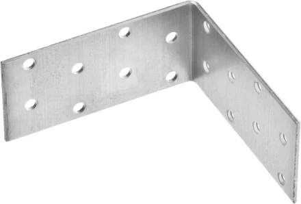 Крепежный угол ЗУБР &quot;МАСТЕР&quot; равносторонний, 40х80х80мм, 20шт 310205-040-080 купить в Нягани
