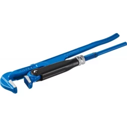 Ключ трубный рычажный ЗУБР "ПРОФЕССИОНАЛ", прямые губки, цельнокованый, Сr-V, № 0, 3/4" 27335-0_z01