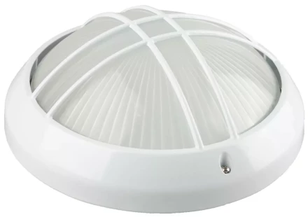 Светильник уличный СВЕТОЗАР &quot;ОРБИТА&quot; влагозащищенный, цвет белый, 100Вт SV-57313-W купить в Нягани