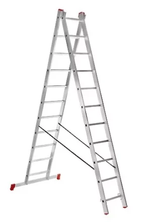 Лестница 2-х секционная алюминиевая 2*12 1013300 купить в Нягани