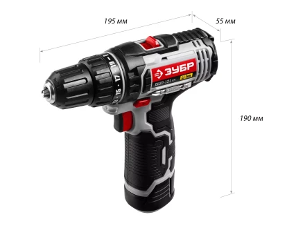 Дрель-шуруповерт 2 АКБ ДШЛ-121 КН серия СТАНДАРТ купить в Нягани