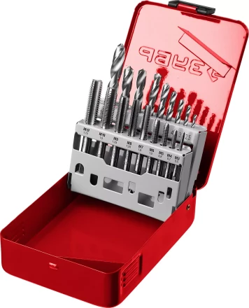 Наборы метчиков и плашек в металлическом боксе серия МАСТЕР купить в Нягани