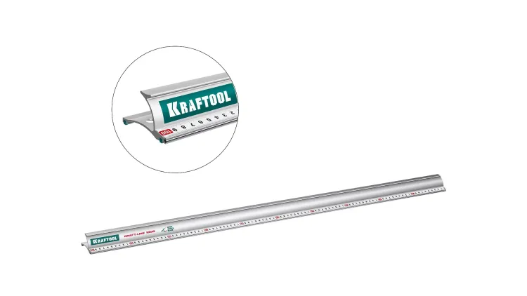 Усиленная линейка c направляющей KRAFTOOL 34275-100 купить в Нягани