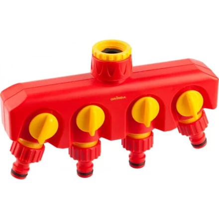 Распределитель GRINDA четырехканальный, из ударопрочной пластмассы 8-426313_z01 купить в Нягани