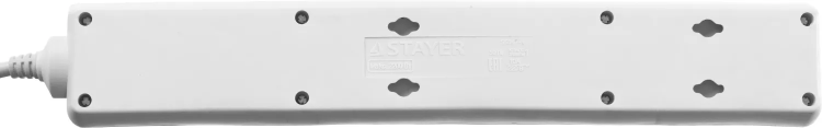 Сетевой фильтр STAYER "MASTER" электрический, 6 гнезд, заземление, макс. мощн. 2200 Вт, 3м 55067-3 купить в Нягани
