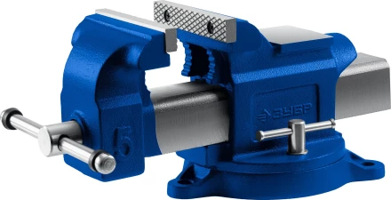 Тиски ЗУБР &quot;ЭКСПЕРТ&quot; индустриальные поворотные, 125мм 32703-125 купить в Нягани