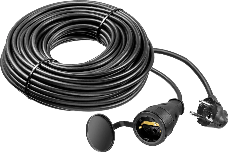 ЗУБР КГ-325-Ш, КГ, 3 х 2.5 мм2, 30 м, IP44, 4000 Вт, силовой удлинитель-шнур, Профессионал (55017-30) купить в Нягани