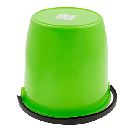 Ведро пластмассовое круглое 13 л, с крышкой, Light Elfe 92940 купить в Нягани