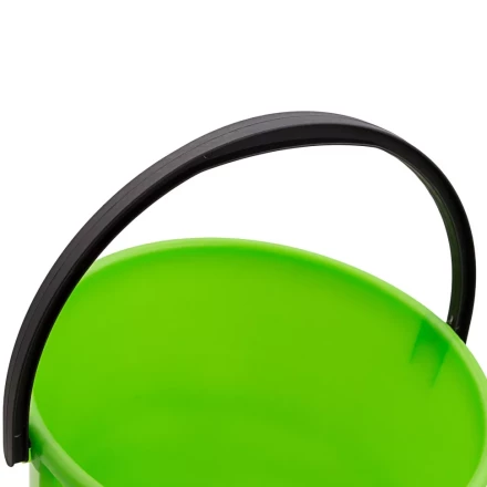 Ведро пластмассовое круглое 13 л, с крышкой, Light Elfe 92940 купить в Нягани