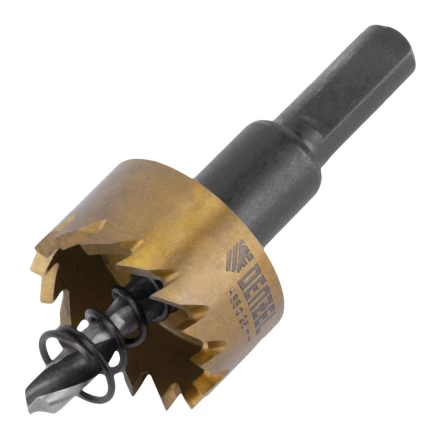 Коронка по металлу HSS, 26 мм, нитридтитановое покрытие Denzel 724105 купить в Нягани