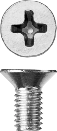 Винт ЗУБР "МАСТЕР" DIN 965, класс прочности 4.8, оцинкованный, M5x12мм, 5кг 303110-05-012 купить в Нягани