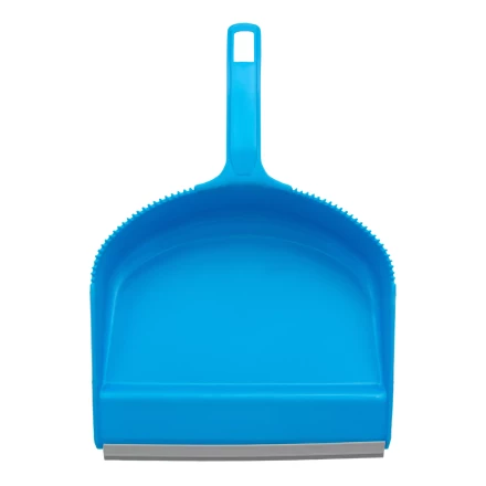 Набор: совок с кромкой 330 x 225 мм и щетка-сметка 285 мм, голубой, Home Palisad 933105 купить в Нягани