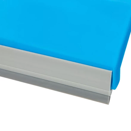 Набор: совок с кромкой 330 x 225 мм и щетка-сметка 285 мм, голубой, Home Palisad 933105 купить в Нягани