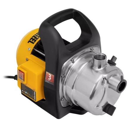 Садовый поверхностный насос Denzel GPL800Х 97302, 800 Вт, 3200 л/ч, подъем 42 м, нержавейка купить в Нягани