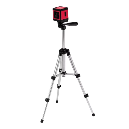 Лазерный уровень MTX XQB GREEN Pro SET 350195, 20 м, зеленый луч, батарейки, штатив купить в Нягани