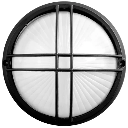 Светильник уличный СВЕТОЗАР &quot;ОРБИТА&quot; влагозащищенный, цвет черный, 60Вт SV-57311-B купить в Нягани