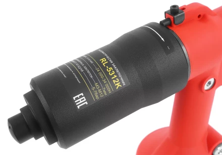 Пневматический резьбовой заклепочник MESSER RL-5312K с комплектом для установки заклепок М3. М4, М5, М6, М8, М10. М12 купить в Нягани