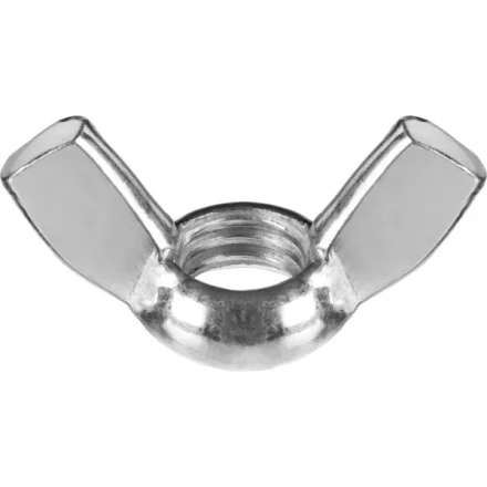 Гайка ЗУБР &quot;МАСТЕР&quot; барашковая, DIN 315, оцинкованная, M5, 5кг 303730-05 купить в Нягани