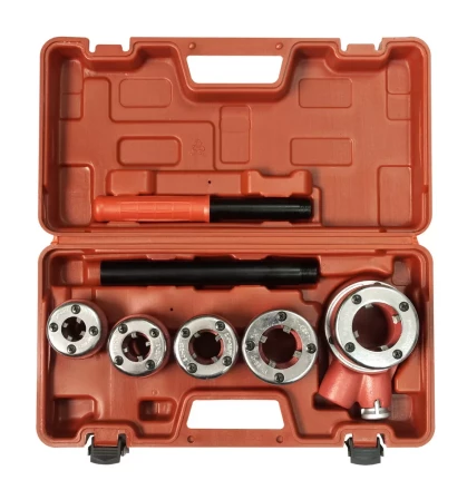 Набор клуппов трубных 3/8-1/2-3/4-1- 1 1/4 с адаптером Энкор 48481 купить в Нягани