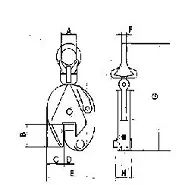 Захват для вертикального подъема листового металла универсальный DSQC-0.75 LB купить в Нягани