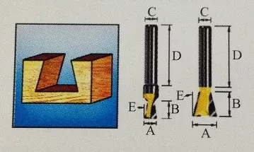 Фреза &quot;ласточкин хвост&quot; , Makita D-10908 купить в Нягани