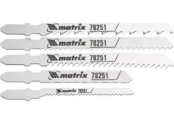 Набор полотен для электролобзика универсальный 5шт MATRIX Professional 78251 купить в Нягани
