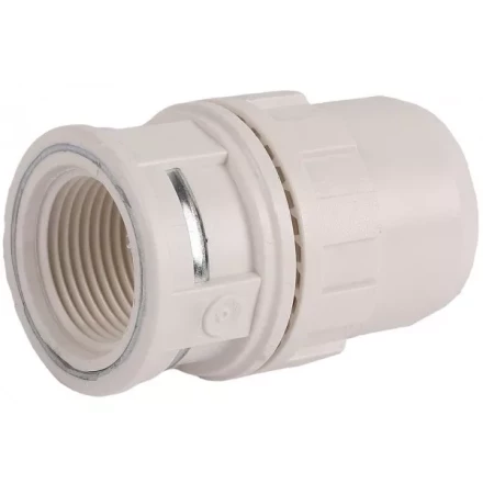 Муфта ЗУБР &quot;ШиреФит&quot; соединительная, &quot;штуцер с гайкой - внутренняя резьба&quot;, 20мм-3/4&quot; 51462-20-3/4 купить в Нягани