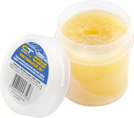 Жир паяльный нейтральный СИБРТЕХ в банке 20 гр. 913344 купить в Нягани