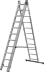 Лестница ЗУБР универсальная, трехсекционная со стабилизатором, 12 ступеней 38831-12 купить в Нягани