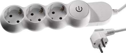 Удлинители электрические М700 3 гнезда с кнопкой серия МАСТЕР купить в Нягани