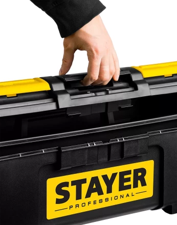 Ящик для инструмента &quot;TOOLBOX-24&quot; пластиковый, STAYER Professional 38167-24 купить в Нягани
