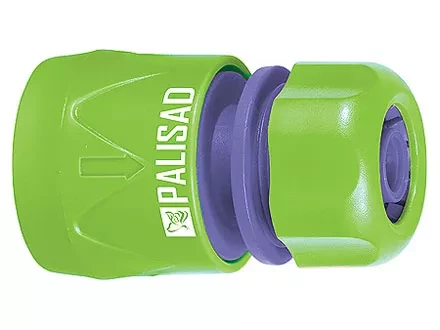 Соединитель пластмассовый быстросъемный для шланга 1/2&quot;  PALISAD 66135 купить в Нягани