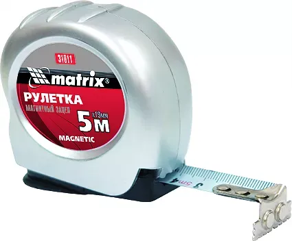 Рулетка Magnetic 7,5 м х 25 мм магнитный зацеп  MATRIX 31012 купить в Нягани