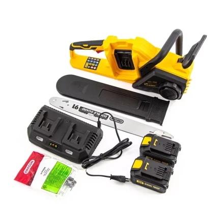 Цепная пила аккумуляторная бесщеточная RCS400-36, Li-ion, 36 В, 4 Ач, шина 400 мм Denzel 58610 купить в Нягани