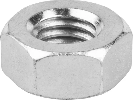 Гайка ЗУБР &quot;МАСТЕР&quot; шестигранная ГОСТ 5927-70, класс прочности 6, оцинкованная,  M10, 5кг 303550-10 купить в Нягани