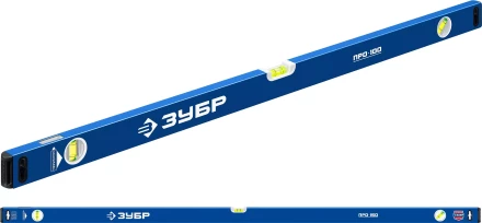 ЗУБР ПРО, 1500 мм, уровень с усиленным профилем, Профессионал (34590-150) купить в Нягани