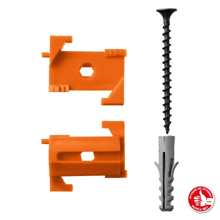 ЗУБР ВИНТ-Н25, 25 шт, набор: СКШМ в комплекте с дюбелем и саморезом (30955-Н25) купить в Нягани