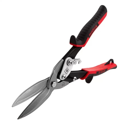 Ножницы по металлу Matrix 78328, удлиненные, 290 мм, прямой рез, CrMo, двухкомпонентные обрезиненные рукоятки, PRO купить в Нягани