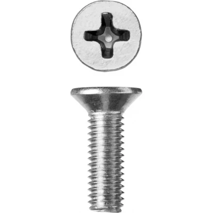 Винт ЗУБР &quot;МАСТЕР&quot; DIN 965, класс прочности 4.8, оцинкованный, M5x16мм, 5кг 303110-05-016 купить в Нягани