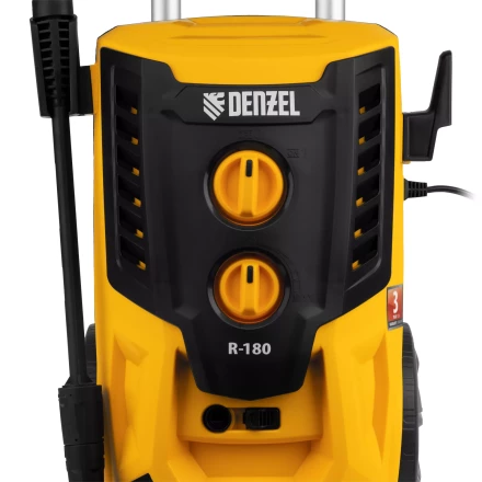 Моечная машина высокого давления Denzel R-180 58238, 2200 Вт, 180 бар, 380 л/ч, колесная купить в Нягани