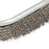 Щетка металлическая с пластмассовой ручкой, нержавеющая проволока Denzel 748287 купить в Нягани
