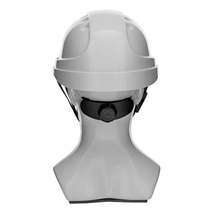 Каска защитная ударопр. Denzel «Форвард» (К-05),ABS/PC,комплект со встроен.очк.ОЧК-05 Форвард,белая 89205 купить в Нягани